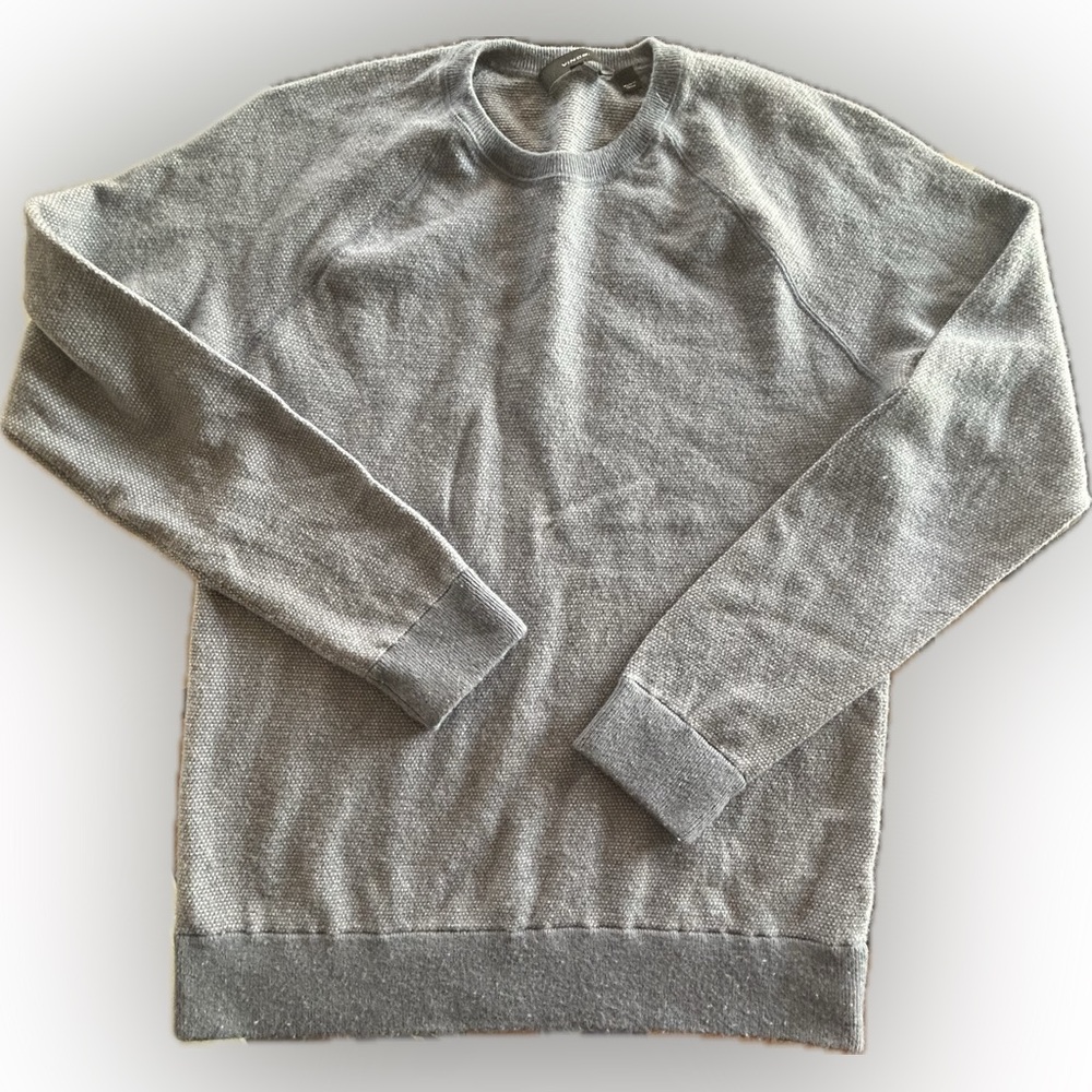 Vince Cashmere Wool Sweater Men’s Small Long Sleeve Crewneck Pullover